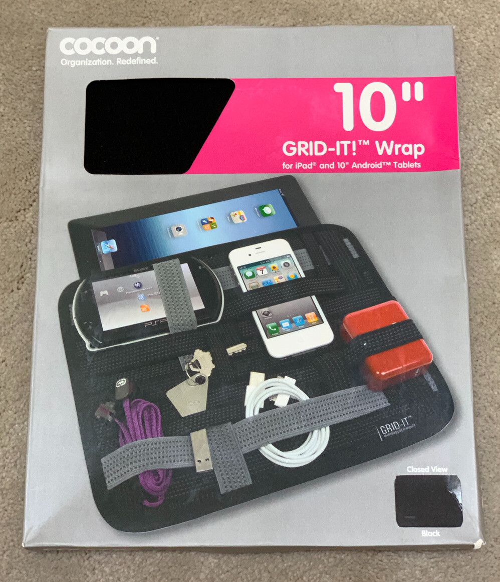 Cocoon 10” GRID-IT Wrap CPG36BK For iPad And 10” Android Tablet