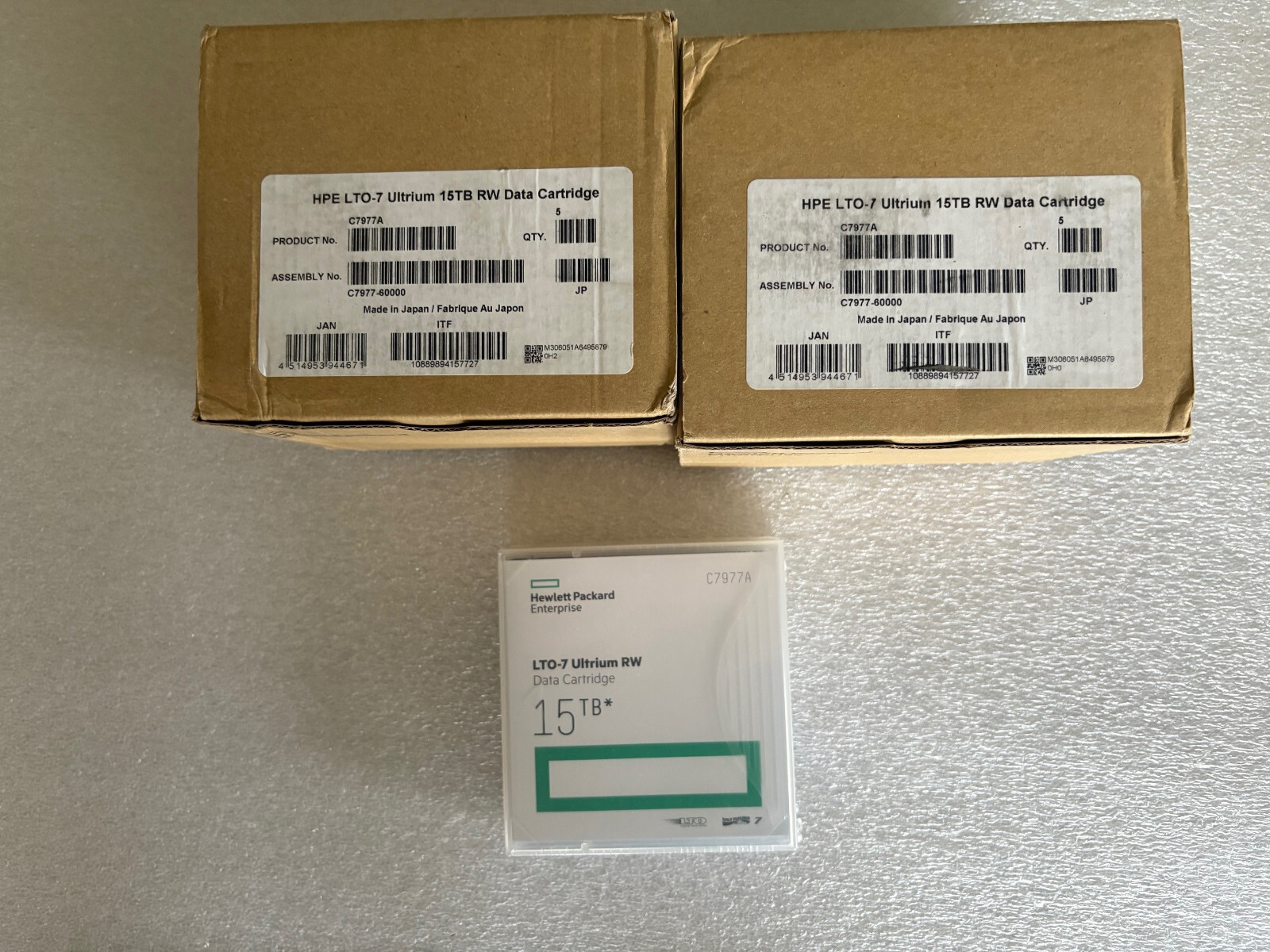 HP / HPE LTO7 Tape C7977A (10 PACK) Ultrium Backup Tape Cartridge 6TB/15TB- NEW