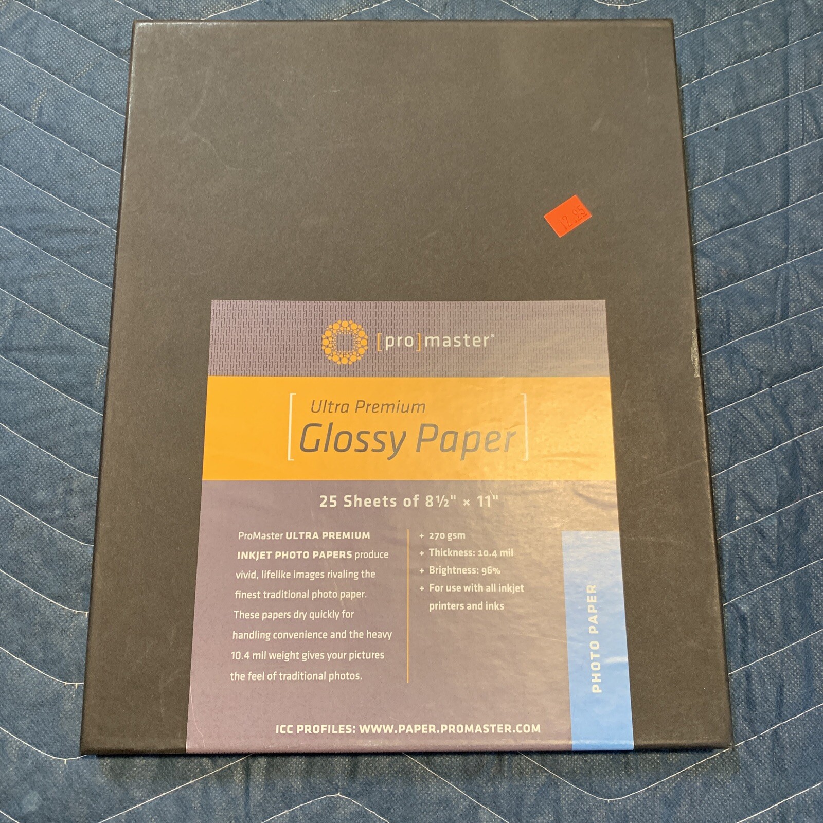 Pro Master Ultra Premium 8 1/2 X 11 Glossy Paper 25 Sheets