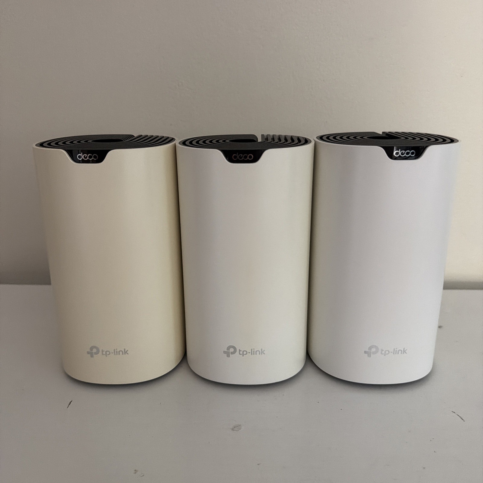 TP-Link Deco S4R AC1200 Whole Home Mesh WiFi System 3 Units w Power Cords TESTED