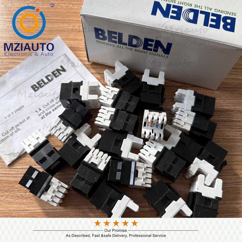 24PCS Jack Module Belden AX101321 AX101320 Category6A 8Position Key Connect RJ45