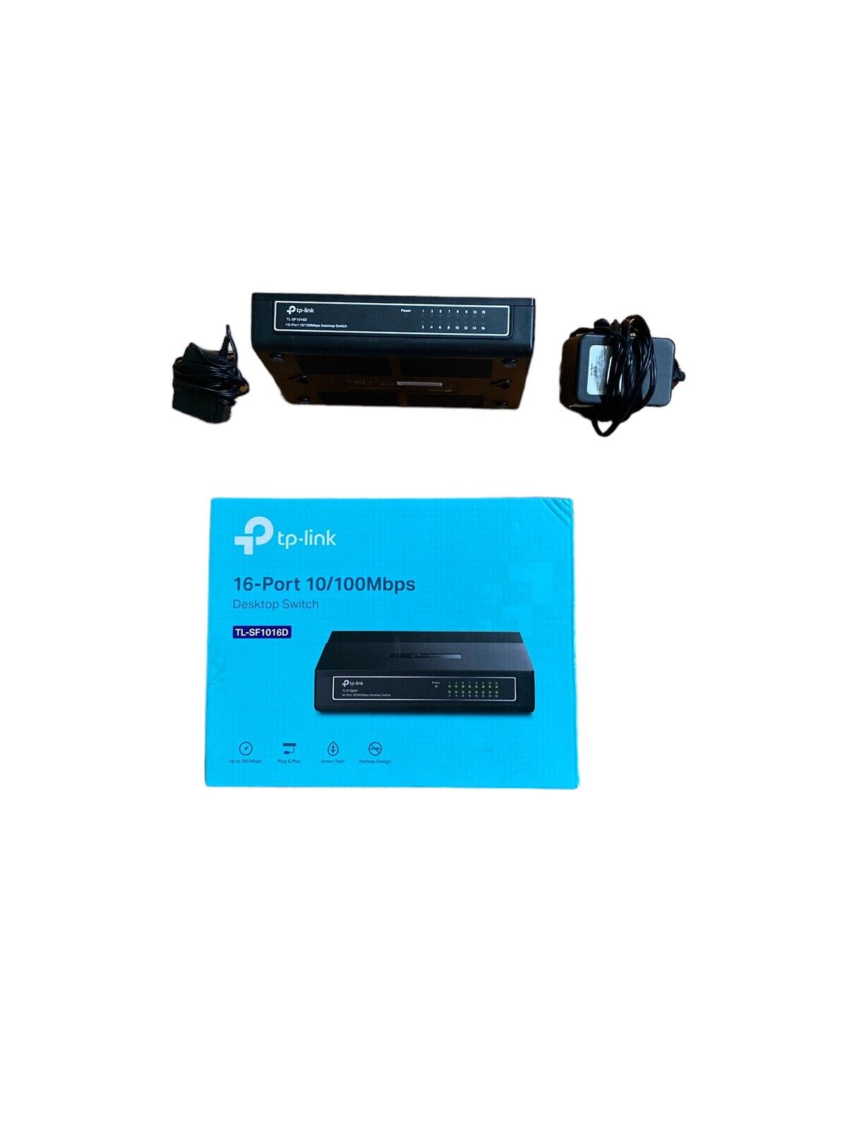TP-LINK 16-Port 10/100Mbps Desktop Switch TL-SF1016D #0293 z52/11