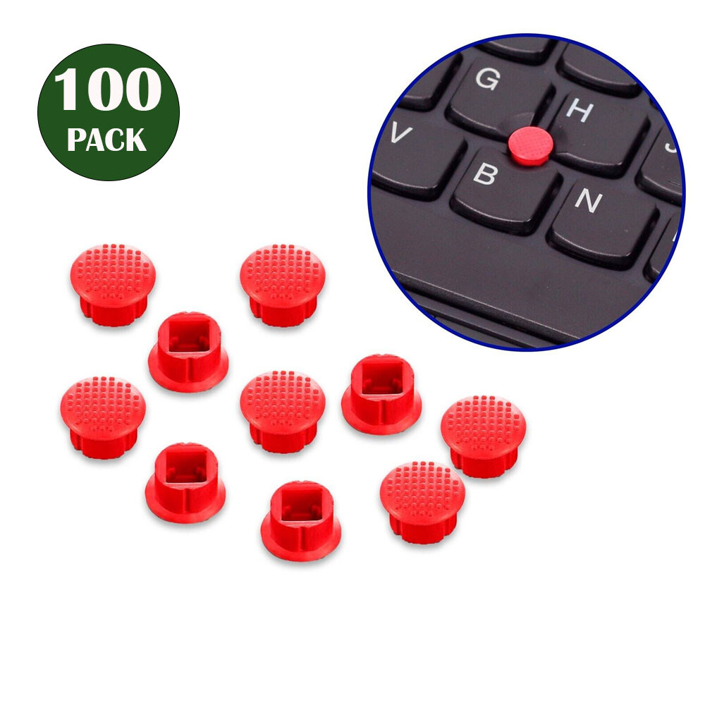 100pc Rubber Mouse Pointer Trackpoint Red Cap For IBM Thinkpad Laptop Nipple NEW