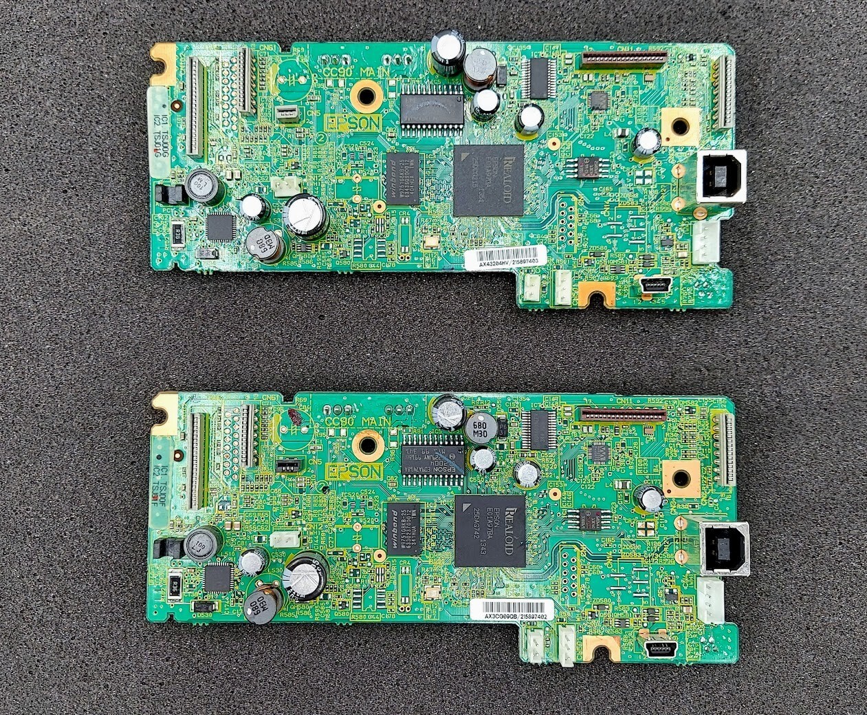 LOT OF 2 EPSON 2152647 Main Board CC90 Motherboard