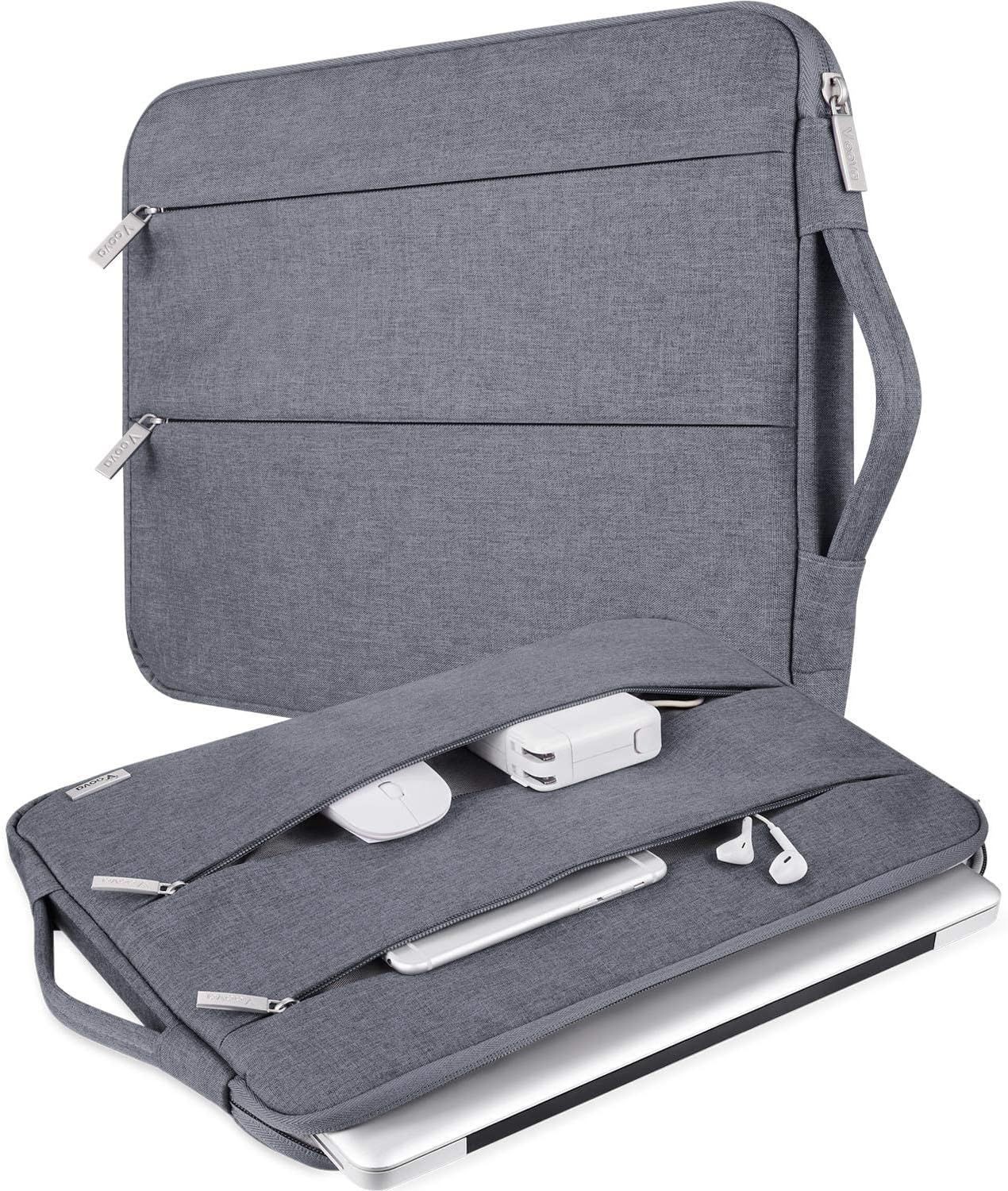 Sleeve for 13 13.6 Inch MacBook Air Pro iPad Pro Waterproof Slim Cover Bag Grey