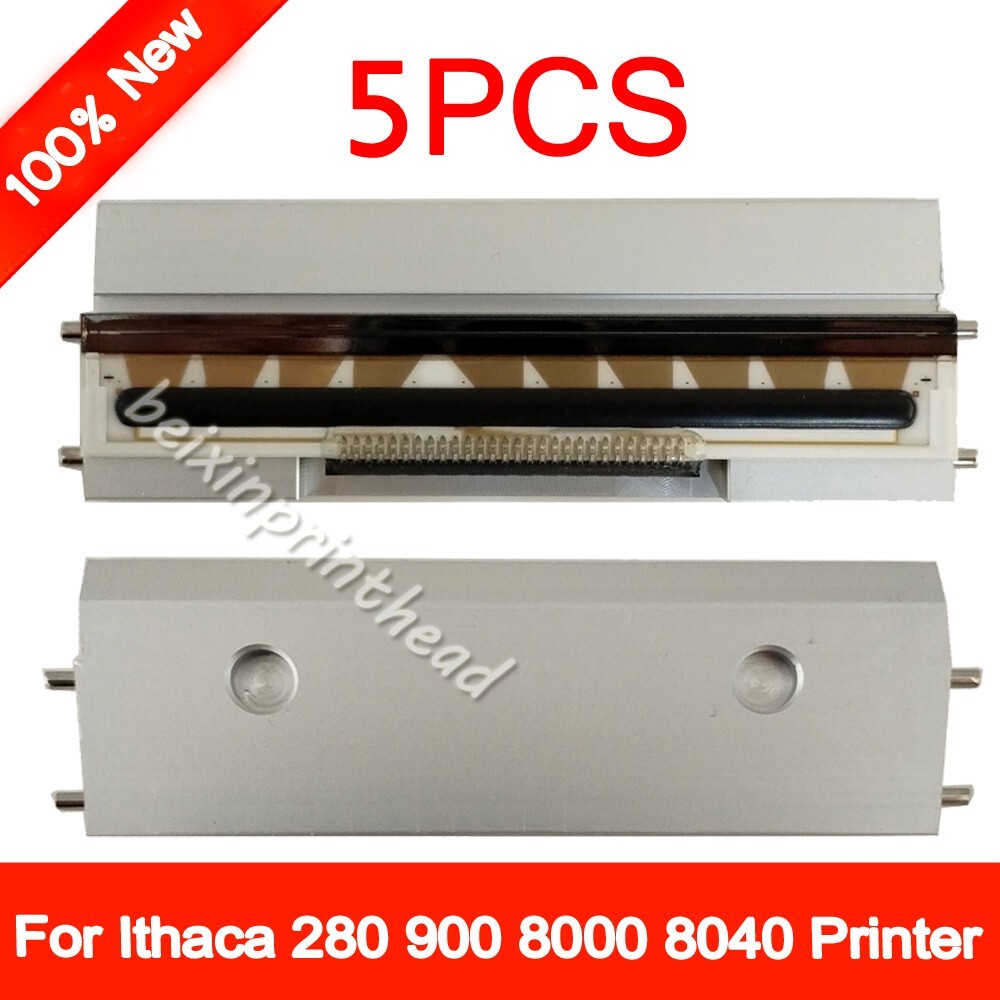 5pcs New 28-03702 Thermal Printhead For Ithaca 280 900 8000 8040 Printer 203dpi