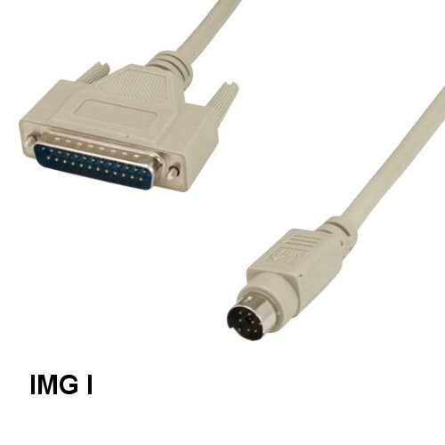 10x 6ft MDIN 8 8Pin Male to DB25 25Pin Male Cable for Mac Imagewriter I Printer