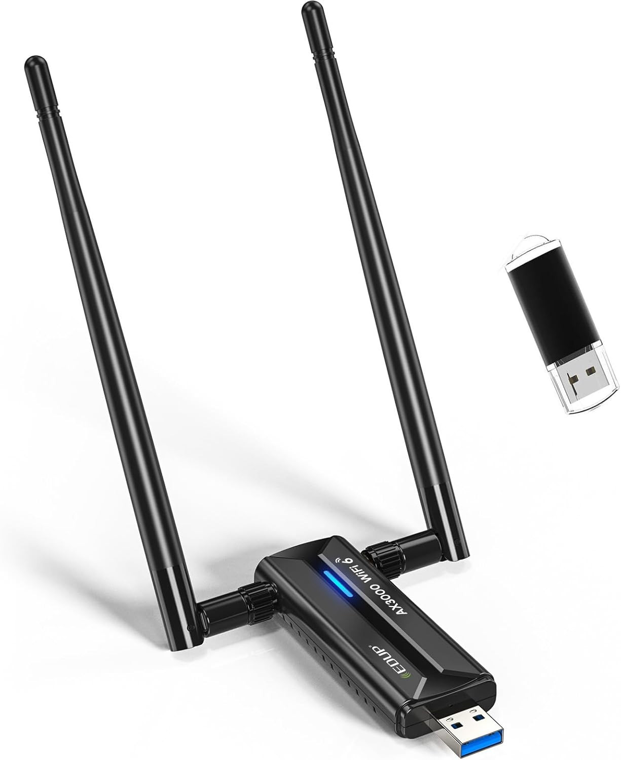 EDUP® USB 3.0 Wifi 6E Adapter for PC, AX3000M, Mt7921Au, 802.11Ax | Tri-Band 6G/