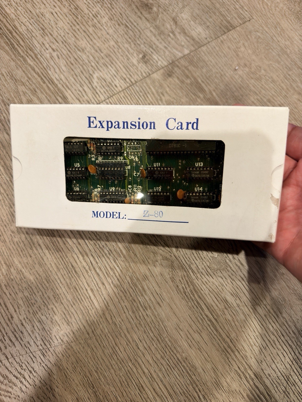Vintage Z80 Expansion Card NEC D780C 8437X5 CPU for Apple II Series Computer