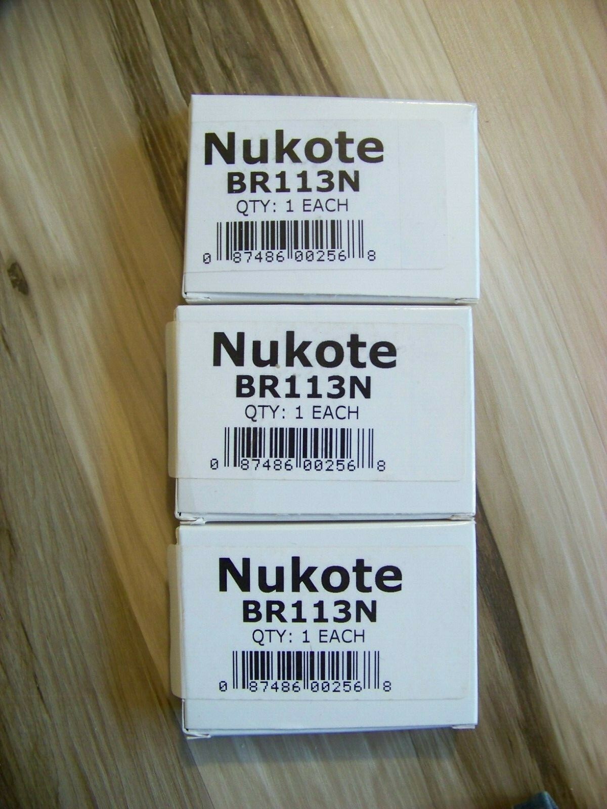 Lot of 3 - Nukote Model BR113N Cartridge Monroe Series Marc 2 EPC Black/Red, New