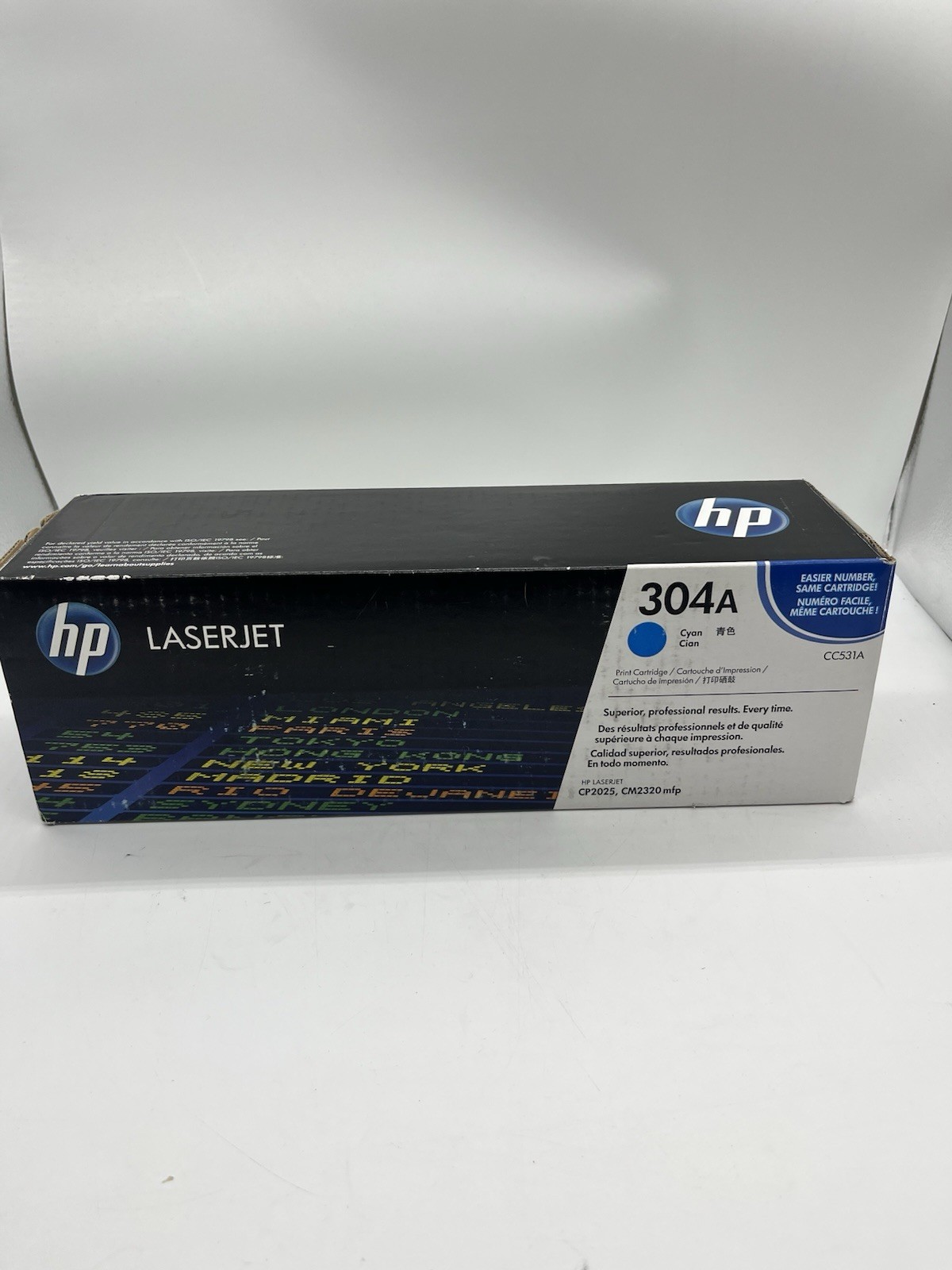 3 QTY Genuine HP 304A Toner Set Yellow Cyan Magenta CC531A CC532A CC533A