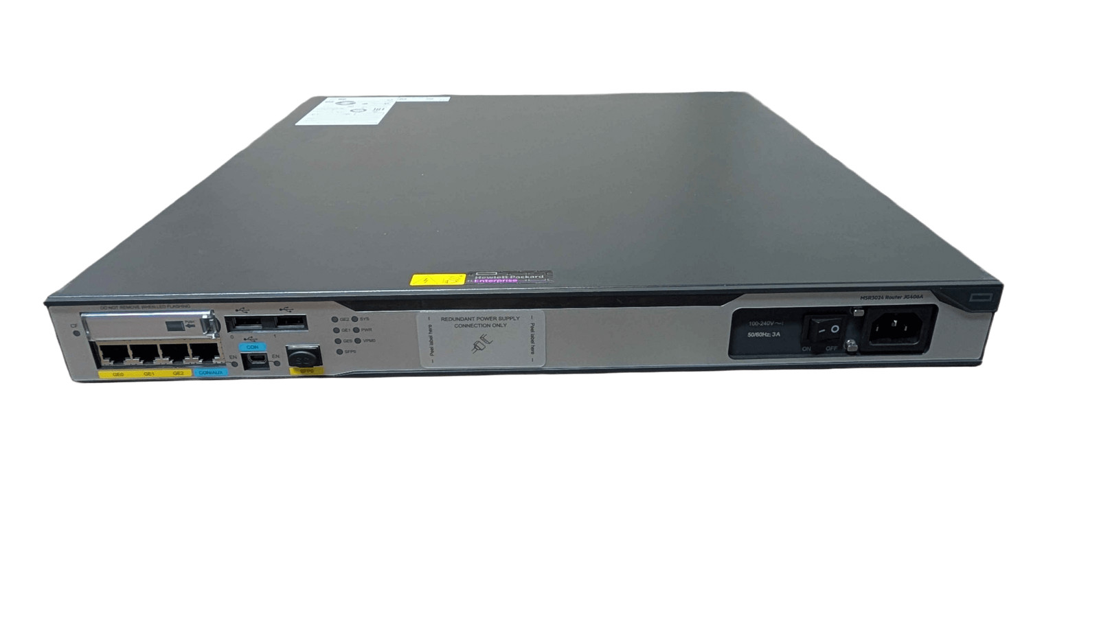 HP HPE JG406A MSR3024 AC Router
