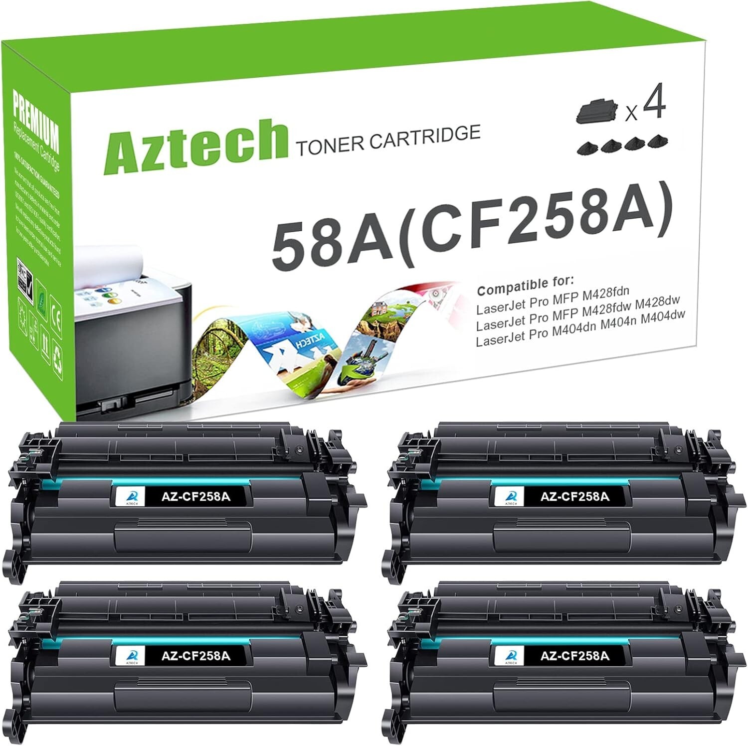 open box Compatible Toner Cartridge Replacement for HP 58A CF258A 58X CF258X Pro