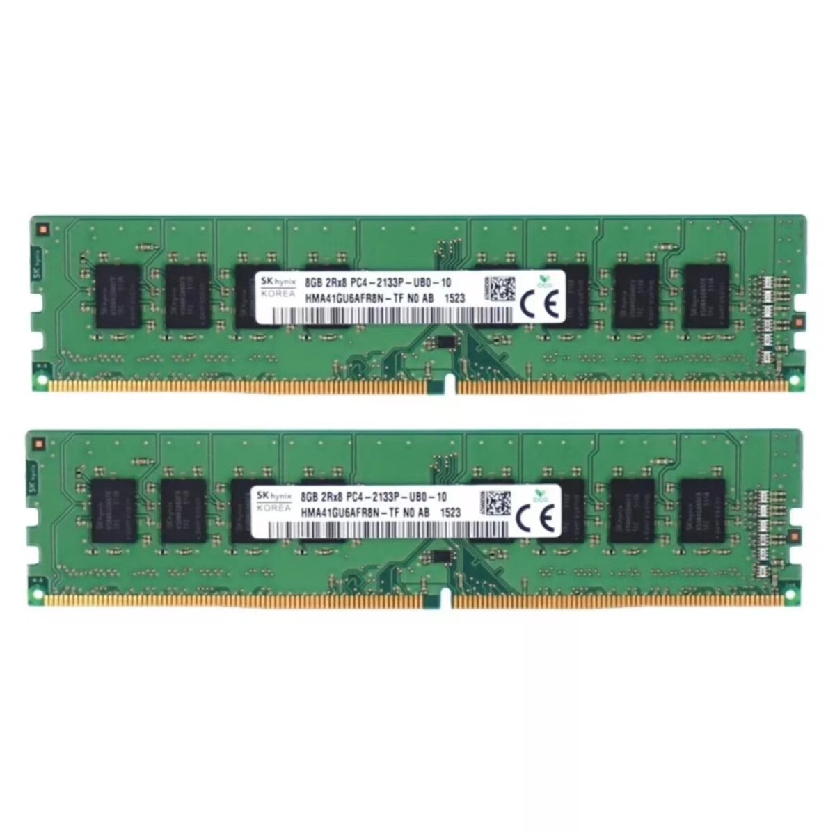 Hynix 16GB (2X8GB) DDR4 2133MHz PC4-17000 2RX8 UDIMM Memory Ram HMA41GU6AFR8N-TF