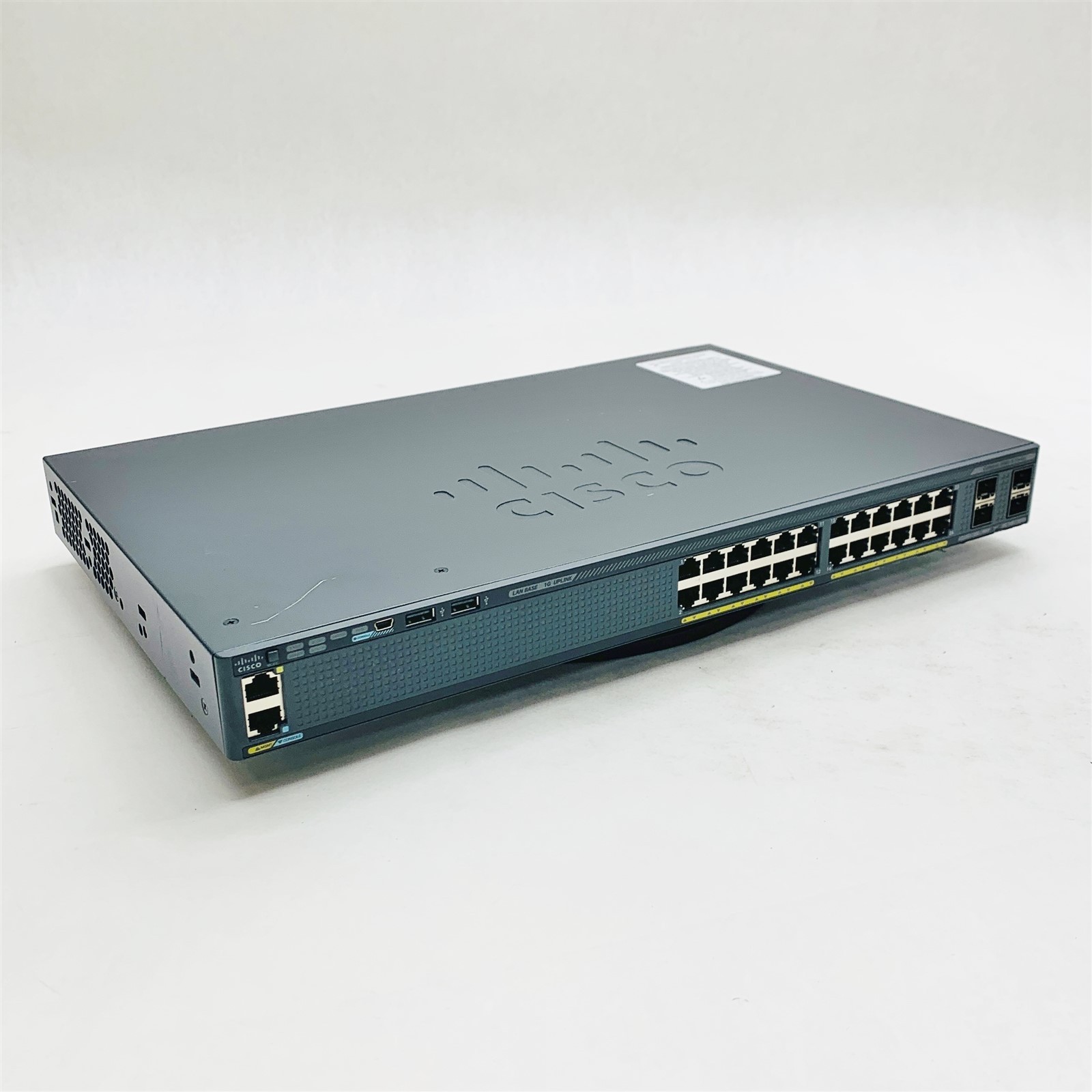 Cisco Catalyst 2960-X 24-Port 4-SFP Switch WS-C2960X-24TS-L with C2960X-STACK