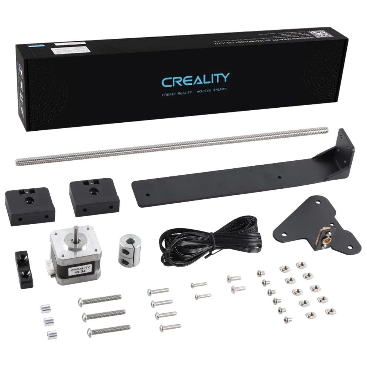 Creality 3D Official Printer Ender 3 Dual Z-axis Upgrade Kit with Lead Screw,...