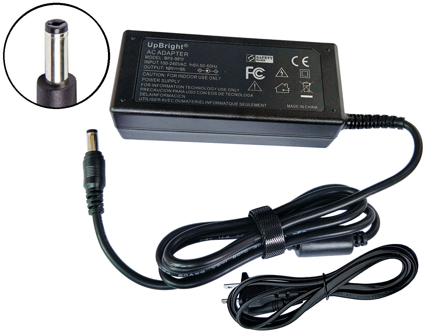 12V 5A 60W AC Power Adapter For Getac PS236 Rugged Handheld Data Collector P5236