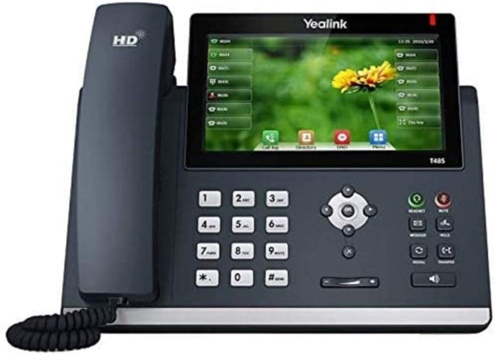 Yealink SIP-T48S 7 Optima Gigabit 16 Line IP Phone - Black