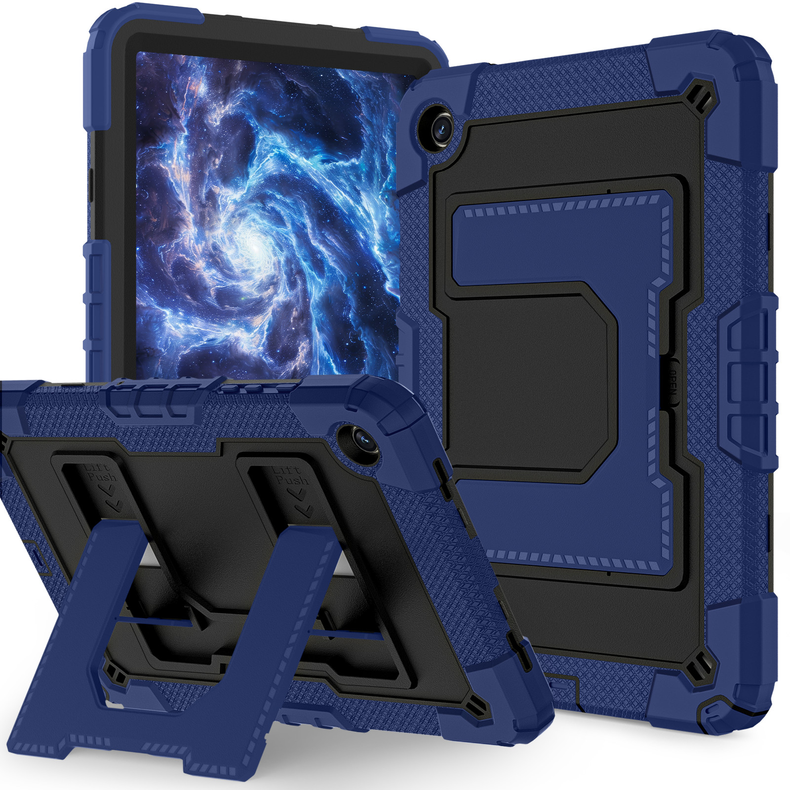 Rugged Stand Hard Case For Samsung Galaxy Tab A11+ 11'' 2025 with Shoulder Strap