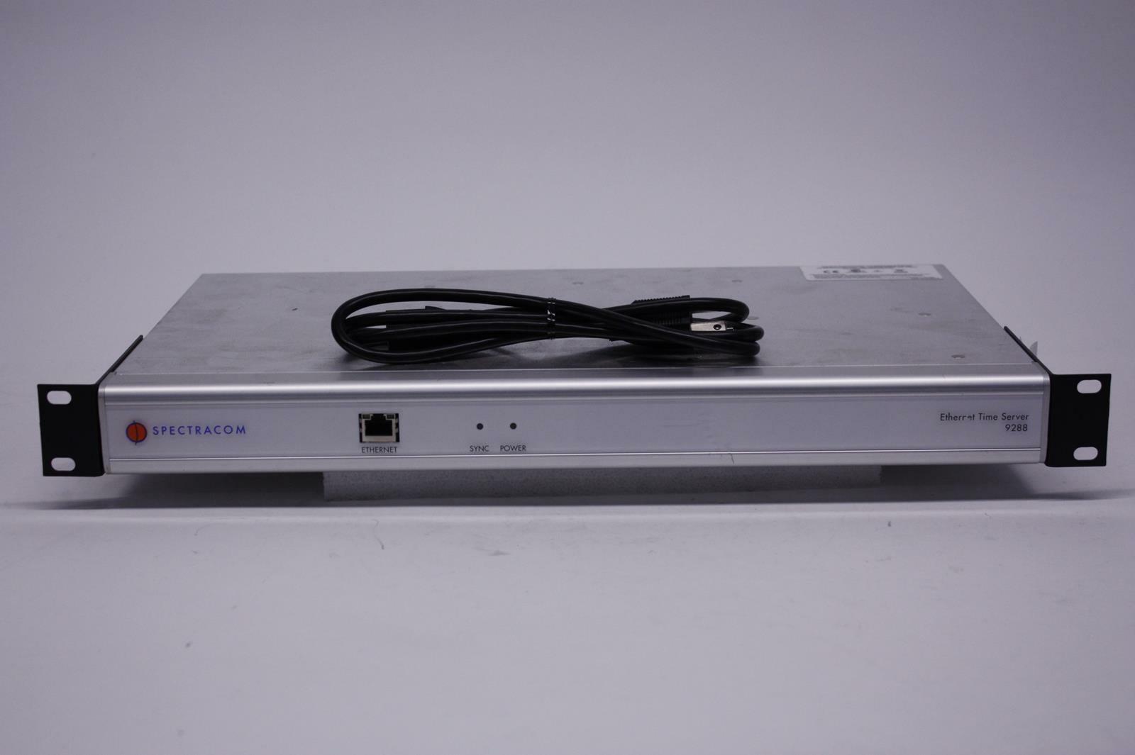 SPECTRACOM 9288 NETCLOCK ETHERNET TIME SERVER MODEL 9288