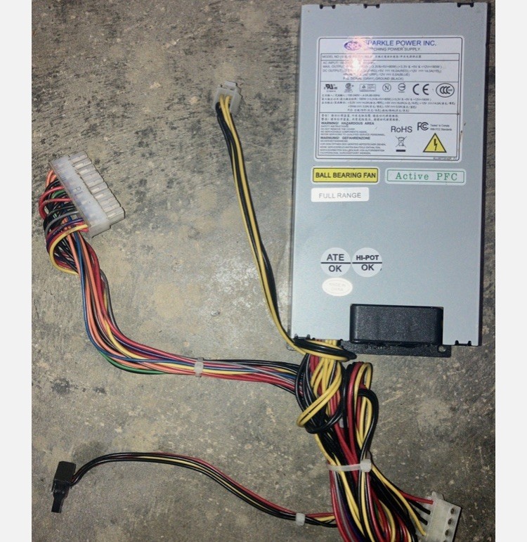 Sparkle Power SPI180LE 180W Slimline Switching Power Supply TESTED