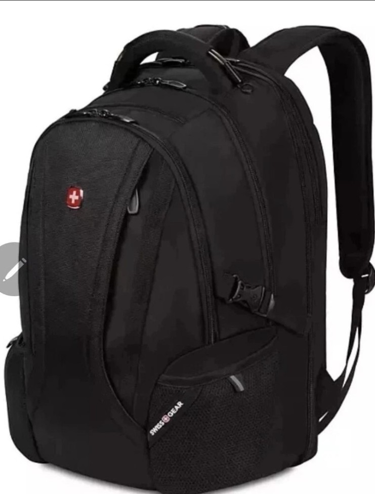Swissgear 3760 ScanSmart Laptop Backpack Black Color  New 