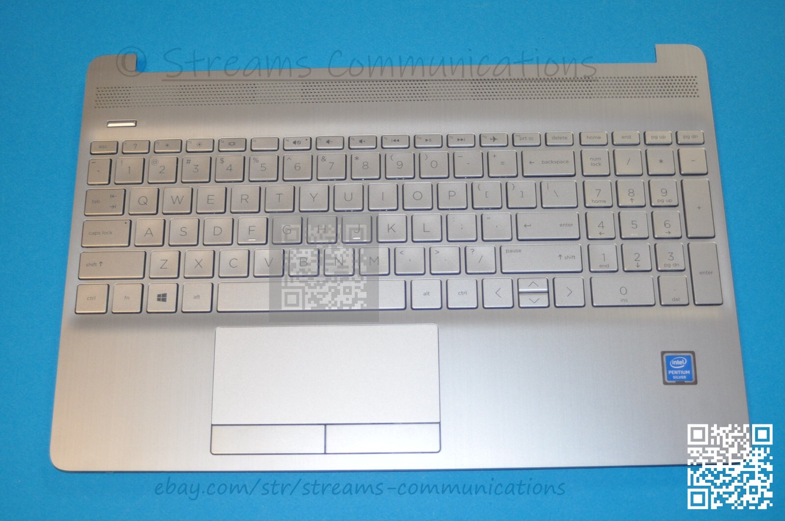 HP 15-dw3005wm 15-dw3013dx 15-dw3032nr Laptop Palmrest w/ Keyboard + Touchpad