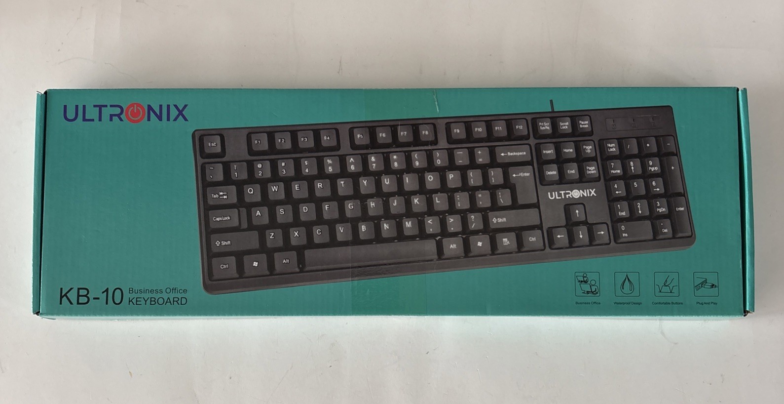 Ultronix KB -10 Business O ffice KeyBoard