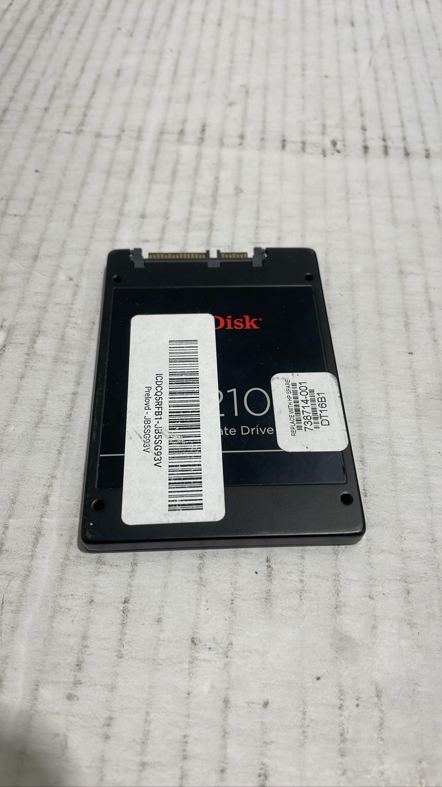 HP SanDisk X210 512GB 2.5" SATA SSD SD6SB2M-512G-1006