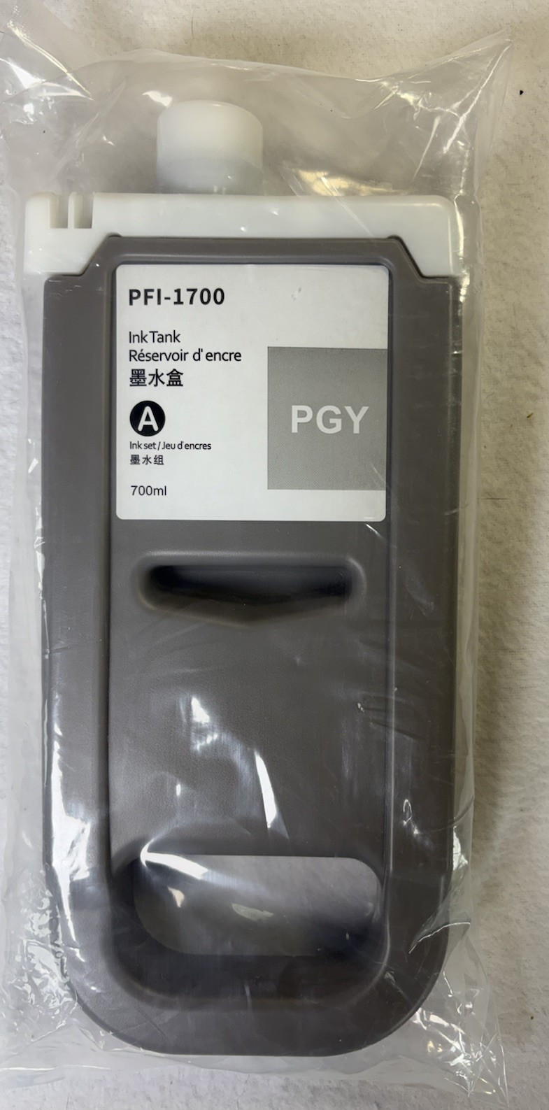 PFI-1700 Photo Gray PGY Ink Cartridge IPF Pro 4000s 4100s 6000s 6100s 6000 2000