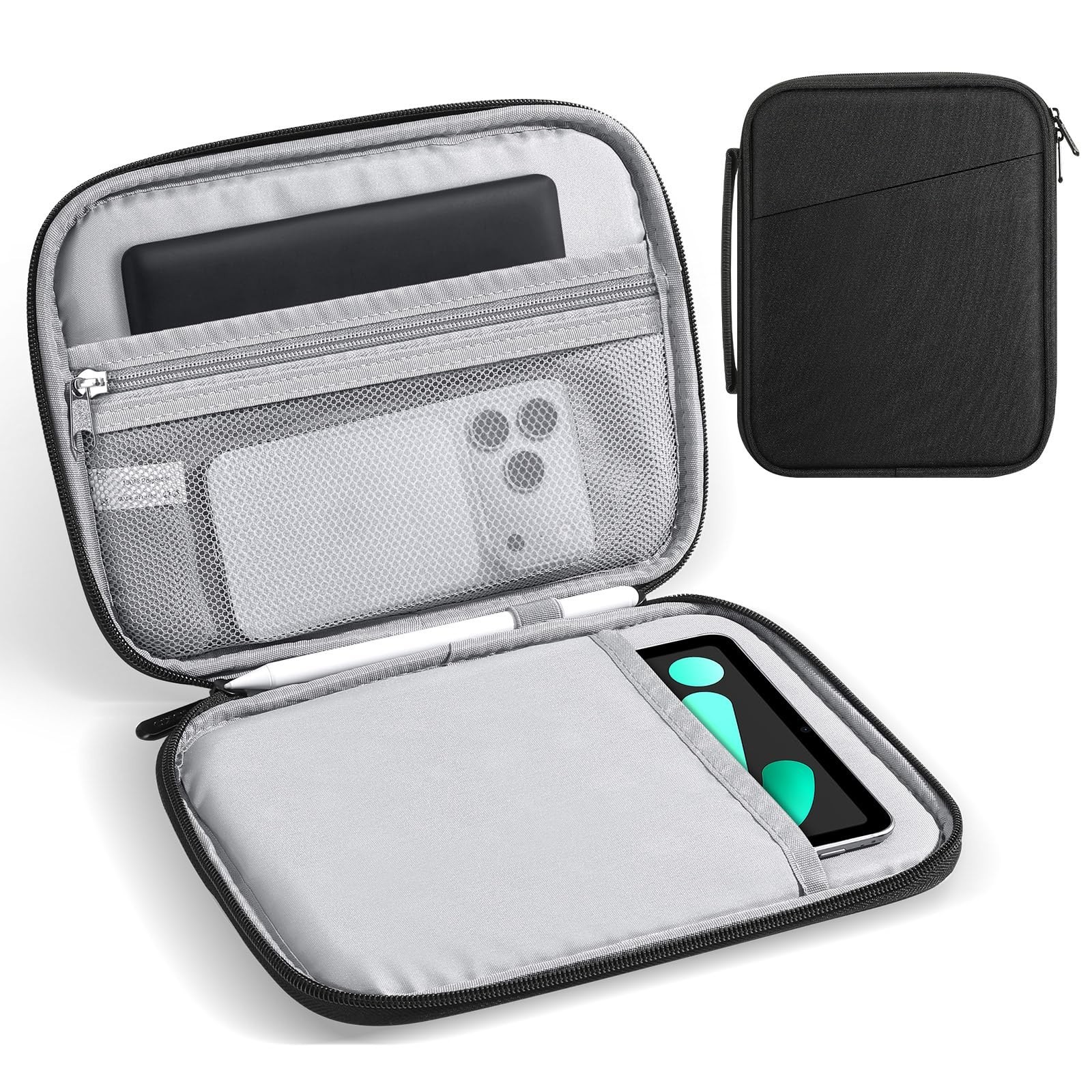 Padded Sleeve Case with Handle for 8.3" iPad mini 2024, Protective Tablet Bag