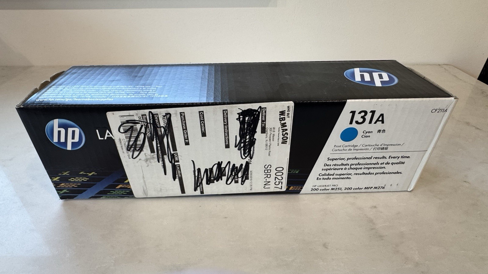 HP Laserjet CR211A OEM Cyan 131A Printer Cartridge Genuine *NEW~SEALED Single