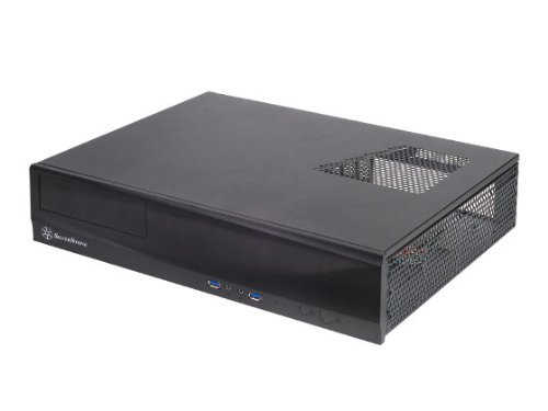 SilverStone ML03B Technology Milo Series Aluminum / Steel Micro-ATX Media Center