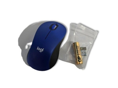 Logitech Signature M550 L Wireless Mouse Large Sized Hand PC, MAC, Laptop - Blue
