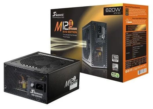 SeaSonic M12II 620W EVO Modular ATX Power Supply *NEW in BOX*