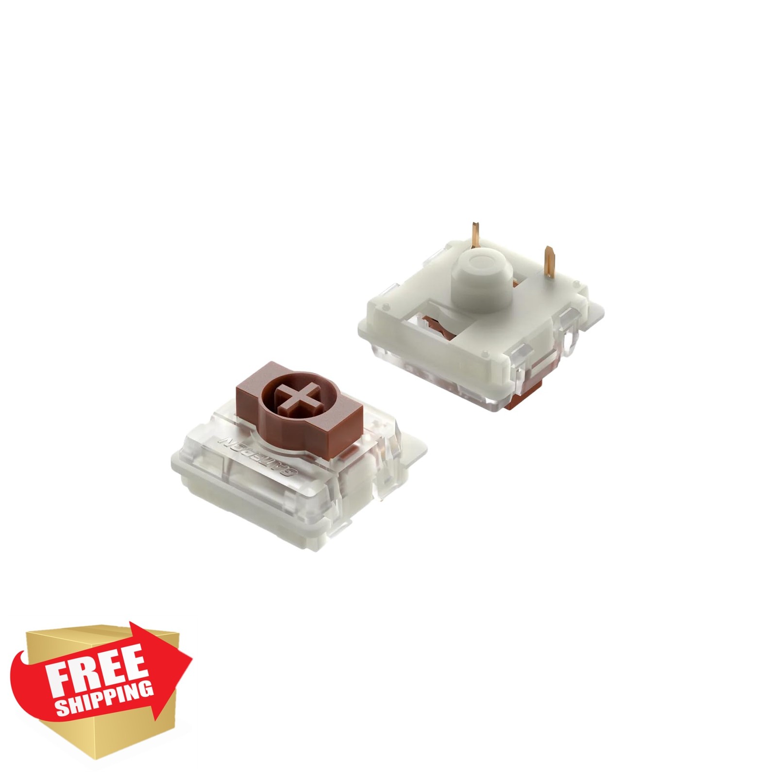 Ranked Gateron Ks-33 Low Profile Brown v2 10 Pcs