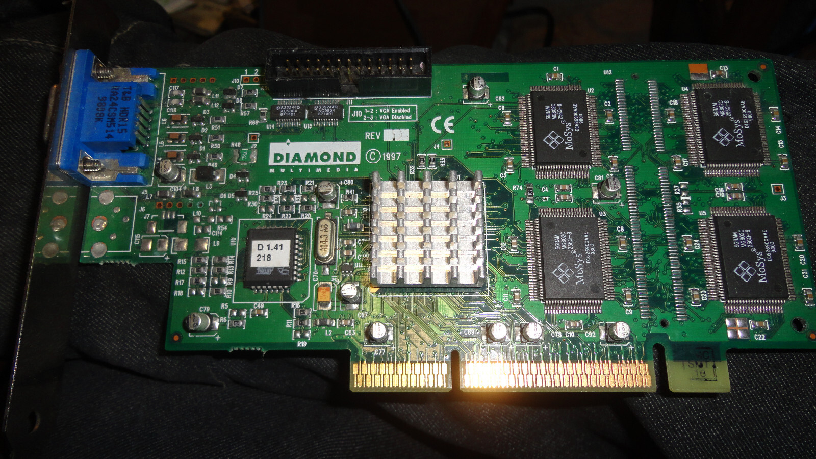 Diamond Fire 1000 Pro AGP VTG SVGA Card 8MB Video RAM ~ Tested