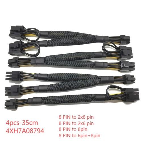 8Pin to 6+8Pin\8pin GPU Cable Kit For Lenovo ThinkSystem SR650 4XH7A08794 35CM