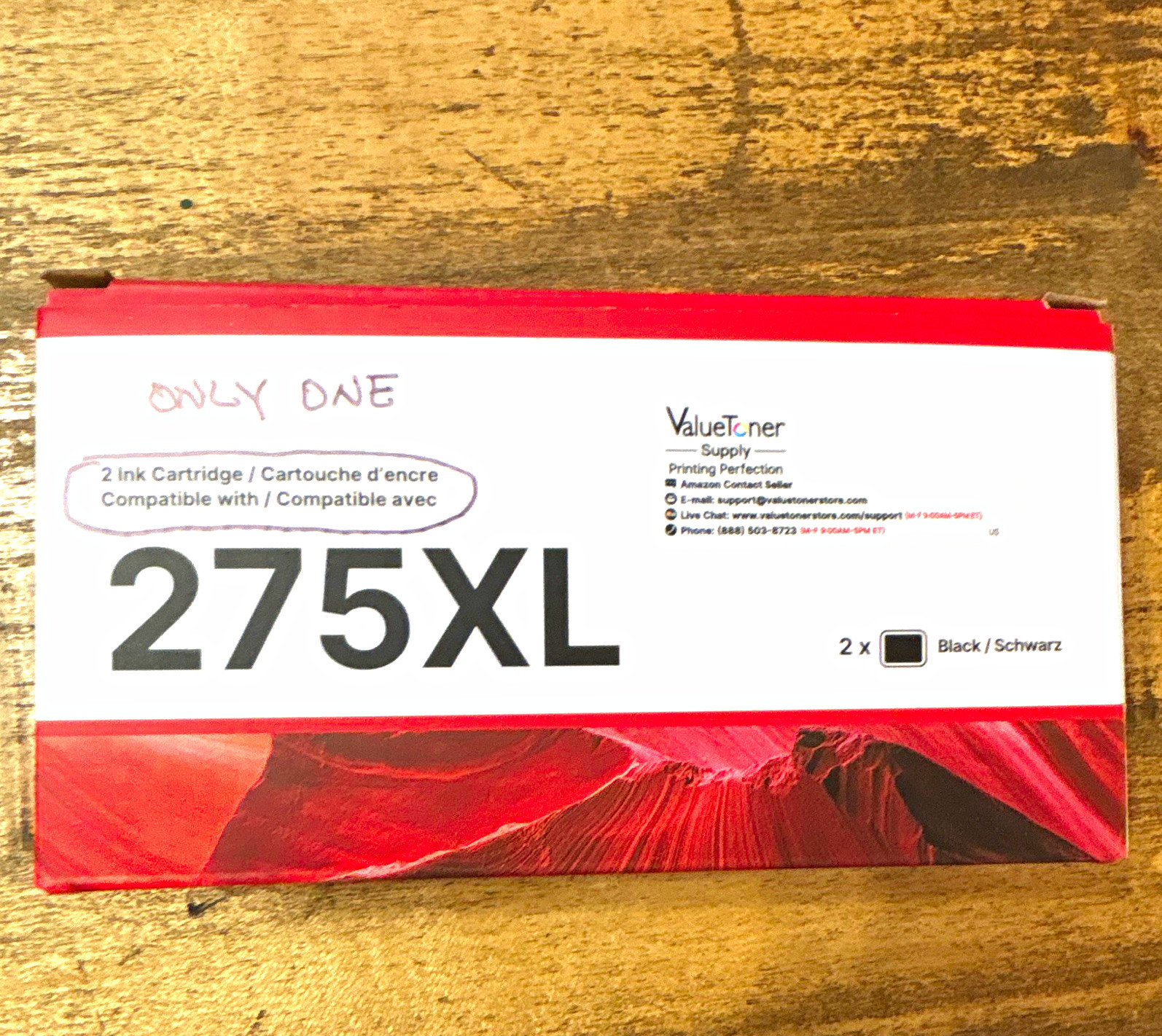 ValueToner 275XL Compatible Black Inkjet Ink Cartridge 1 Pack