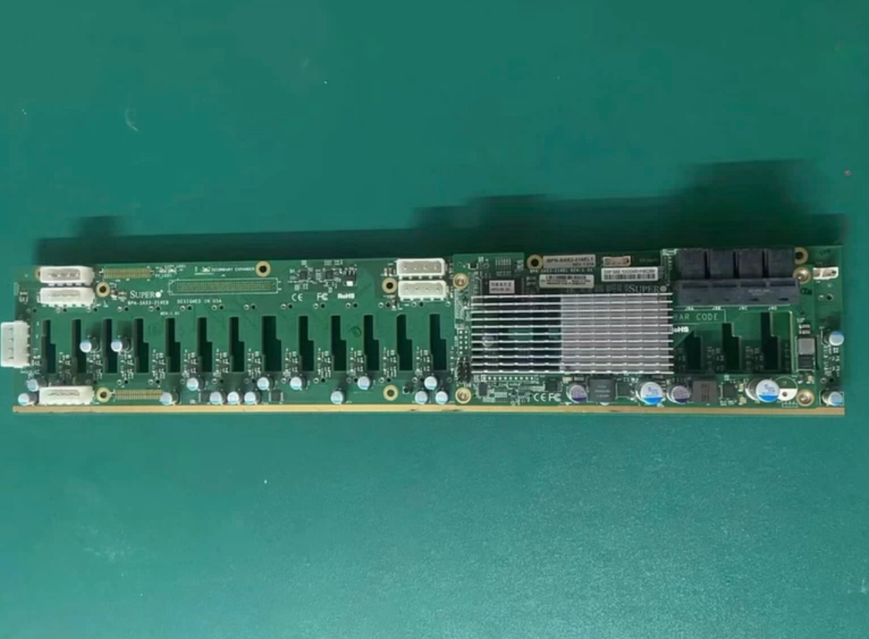Supermicro 24-Bay SAS3 Backplane Board BPN-SAS3-216EL1  BPN-SAS3-216EB