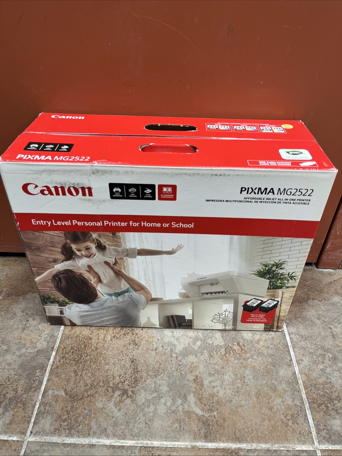 Canon PIXMA MG2522 Color Inkjet All-In-One Printer Scanner Copier Wired USB New