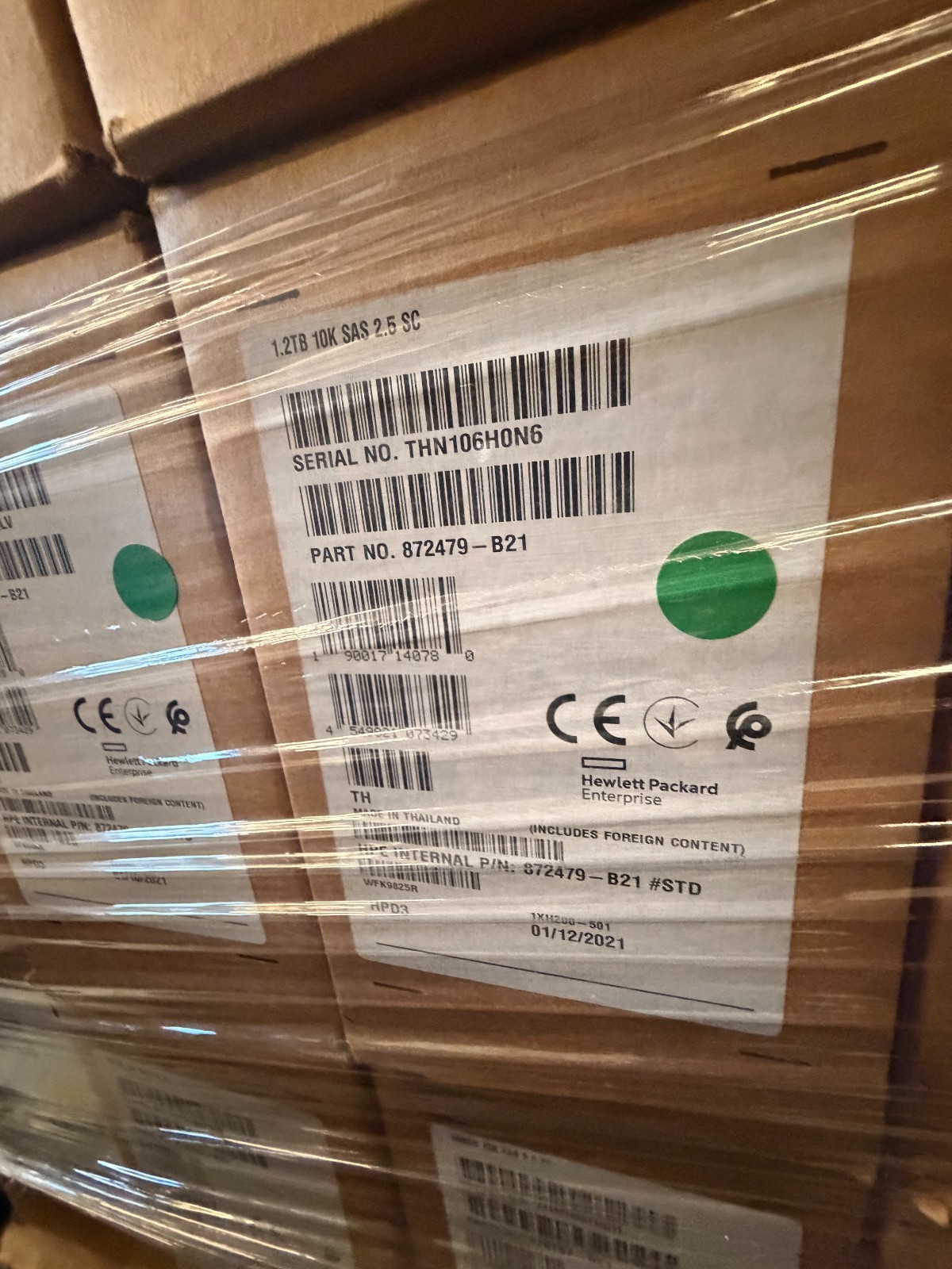 HPE 1.2TB 872737-001 872479-B21 12Gbps SAS 10K 2.5in SC ENT HDD Hard Disk Drive