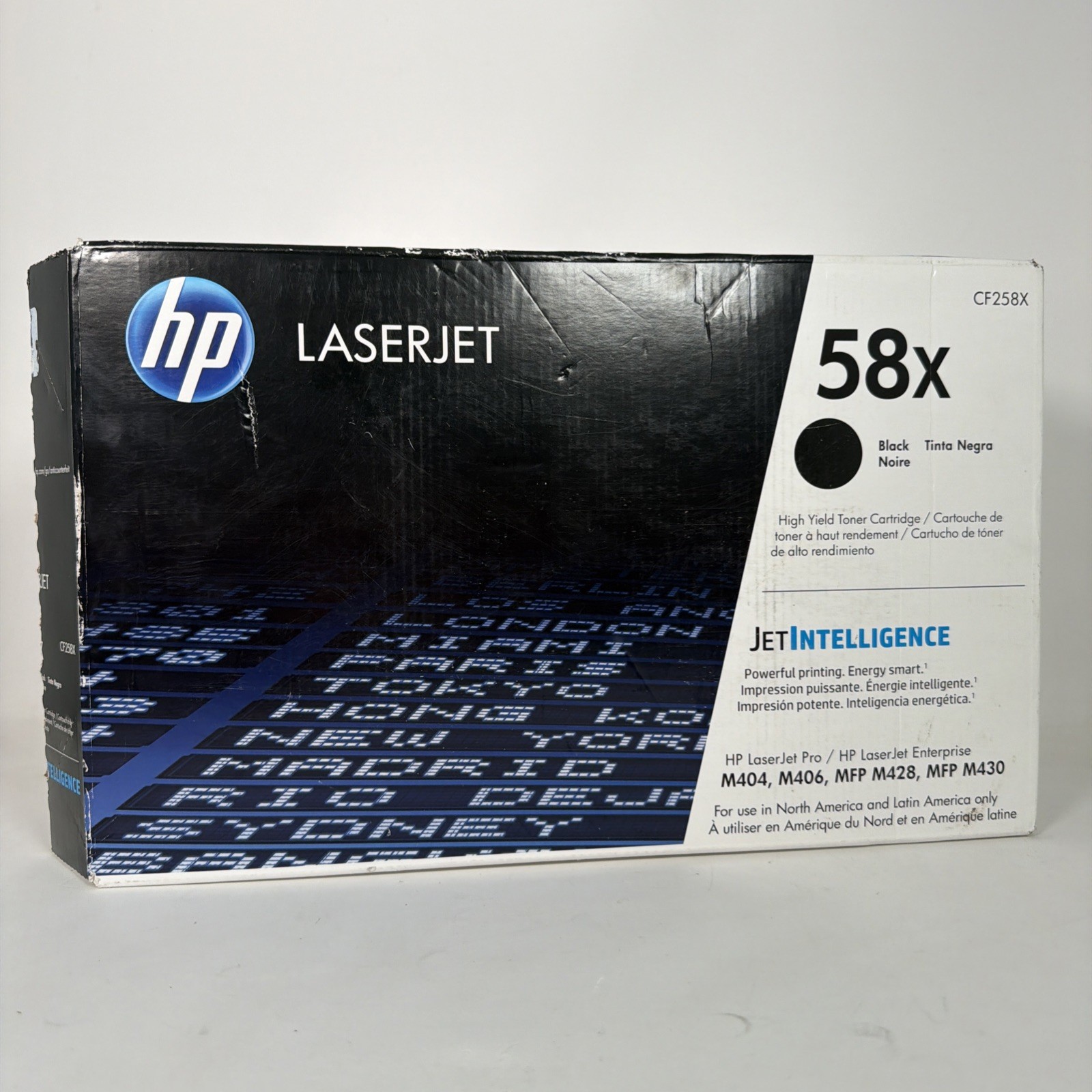 Genuine HP 58X High Yield Toner Cartridge - BLACK (CF258X) New- Open Box