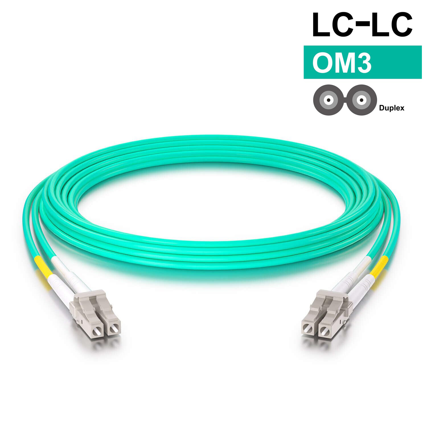 OS2,OM3,OM4, OM5 LC to LC Fiber Optic Patch Cable, LC Multimode SMF Cable Duplex