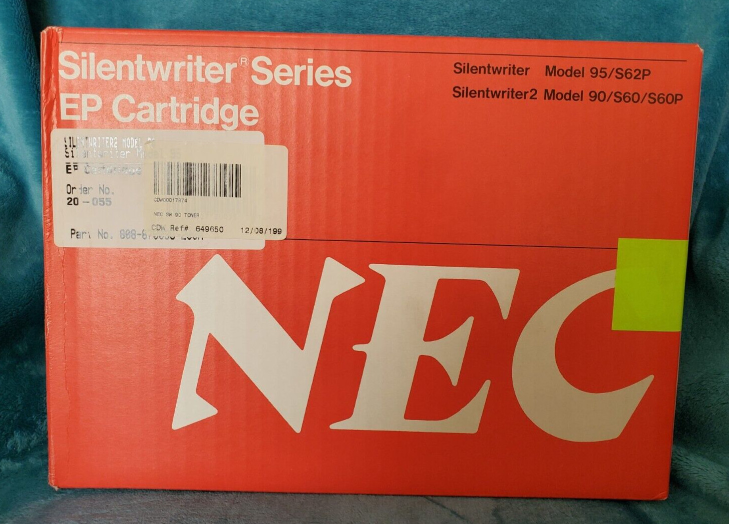New - NEC Silentwriter Series Model 95 Silentwriter2 Model 90 Toner EP Cartridge