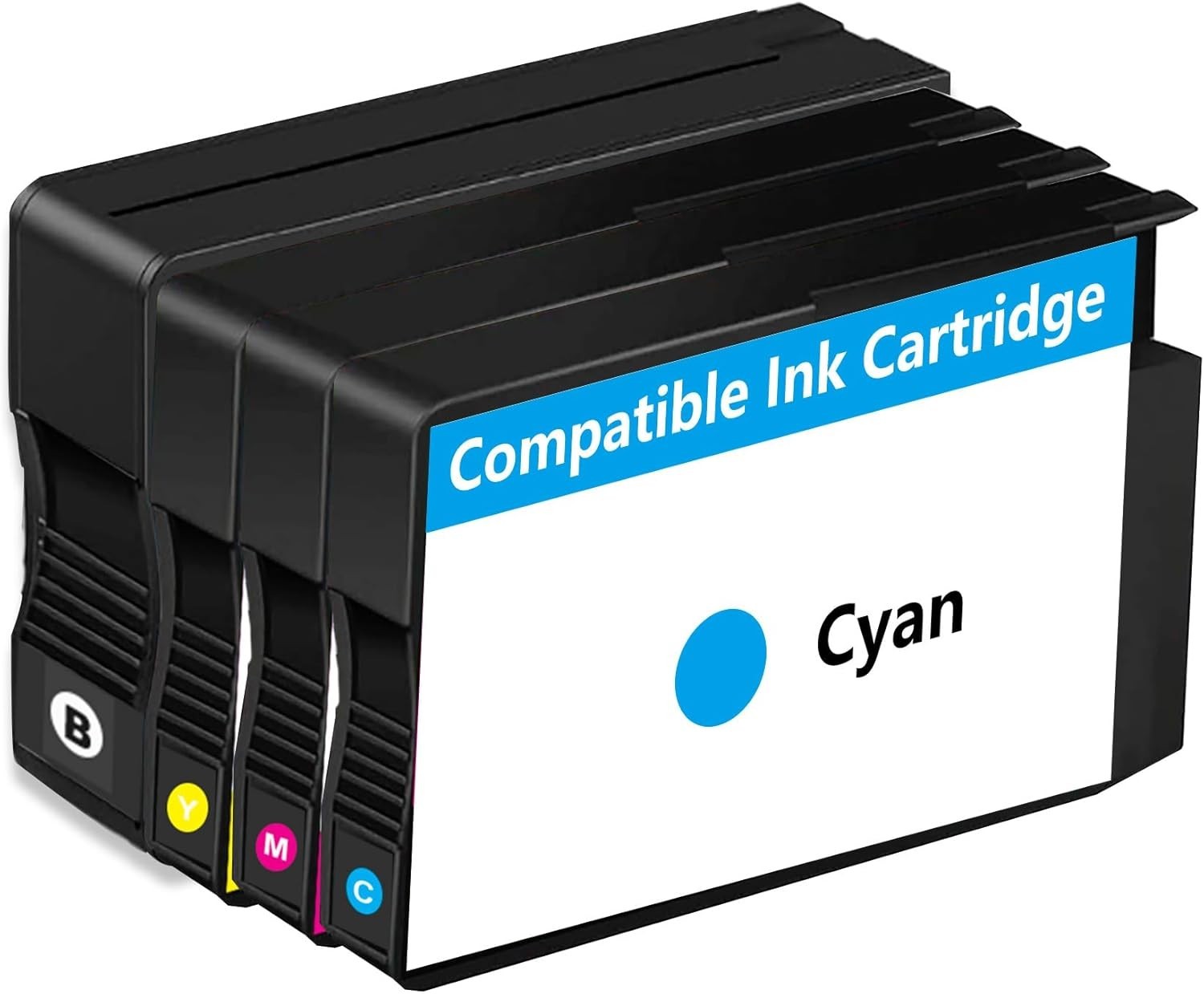 Ink Cartridge Multi-Pack 4 Ink Cartridges Black Cyan Magenta Yellow Compatible