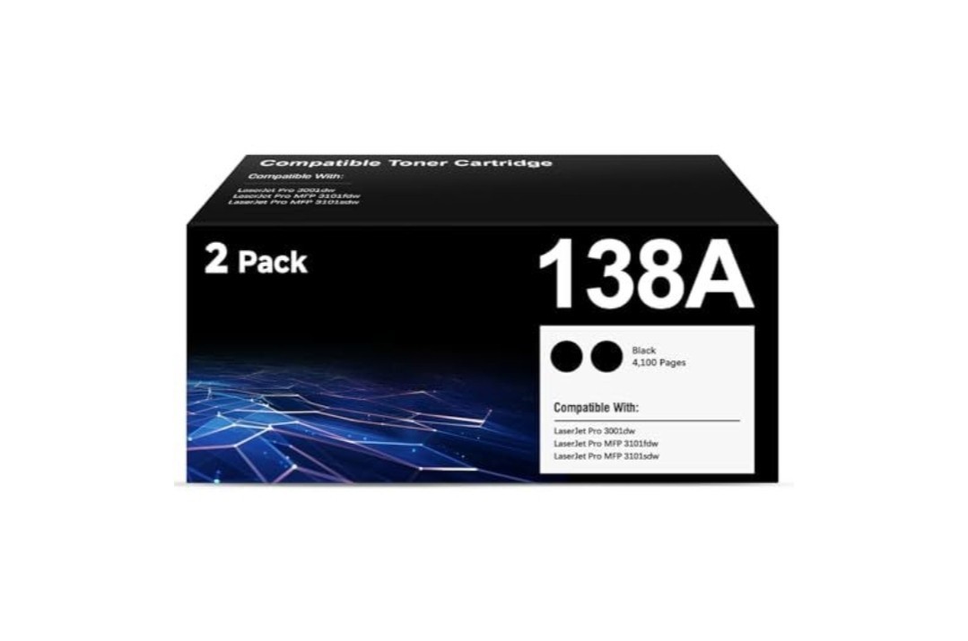 138A Black Toner Cartridges 3 pack Compatible for HP MFP 3101fdw 3101sdw 3001dw