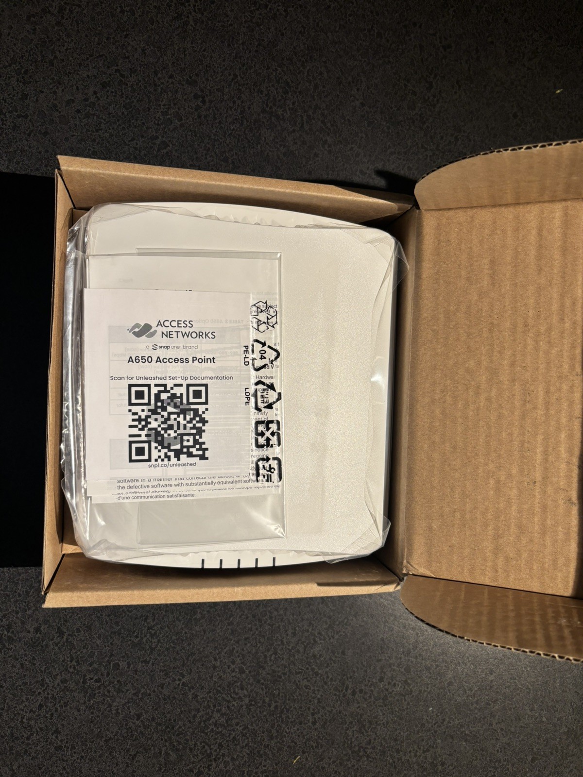 Access Networks A650 Unleashed Wi-Fi 6 Indoor Access Point