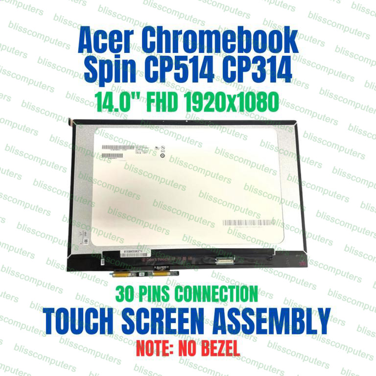 Acer Chromebook CP314-1H LCD Touch Screen Display Black 6M.AYPN7.001