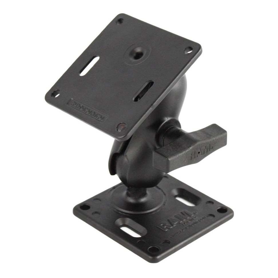 RAM-102U-B-2461  RAM Double 75x75mm VESA Mount - Short...